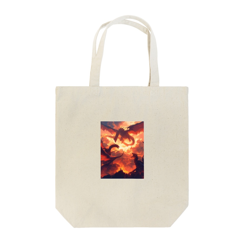 AQUAMETAVERSEの炎のドラゴン　なでしこ 1478 Tote Bag