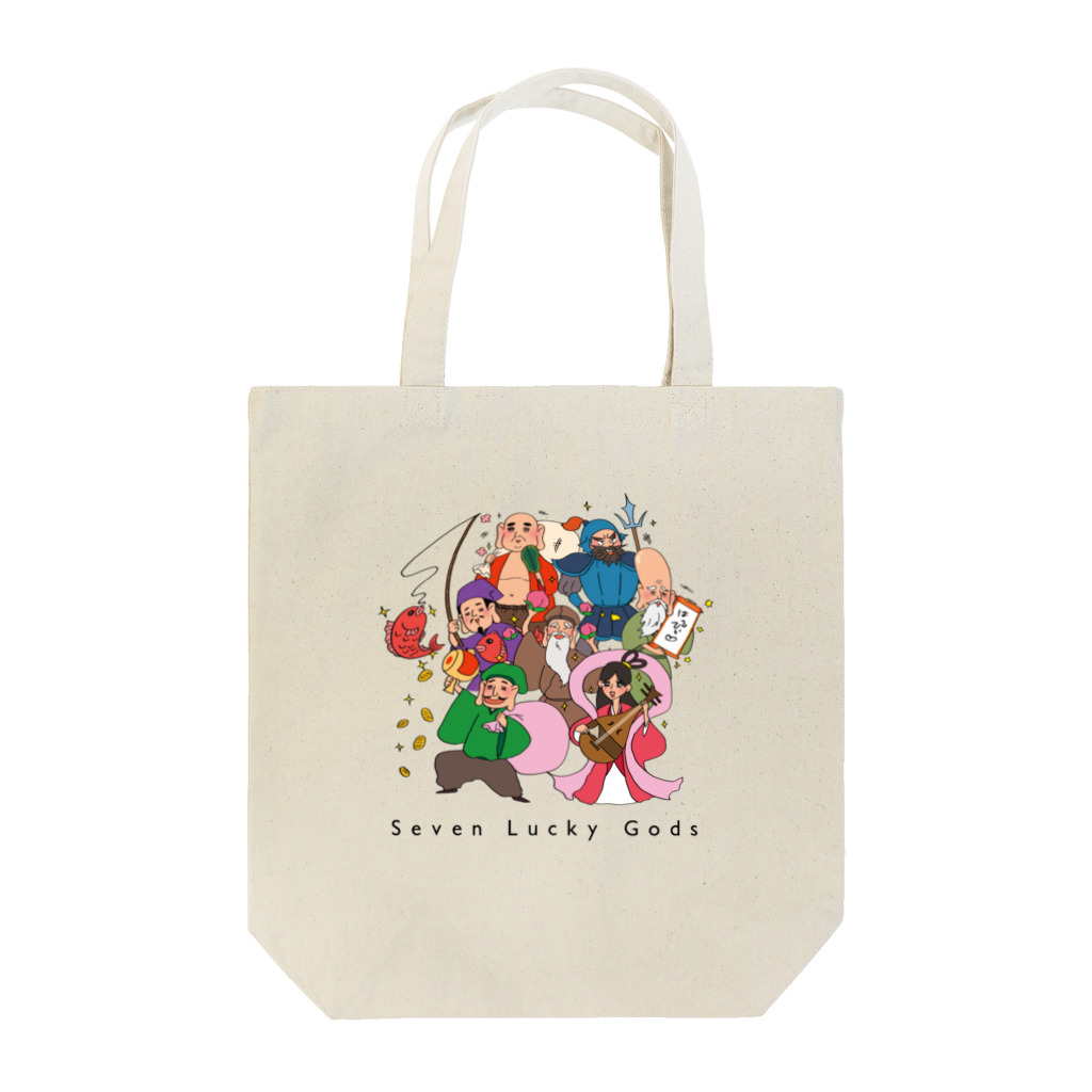 YOSHInekoのご機嫌七福神 Tote Bag