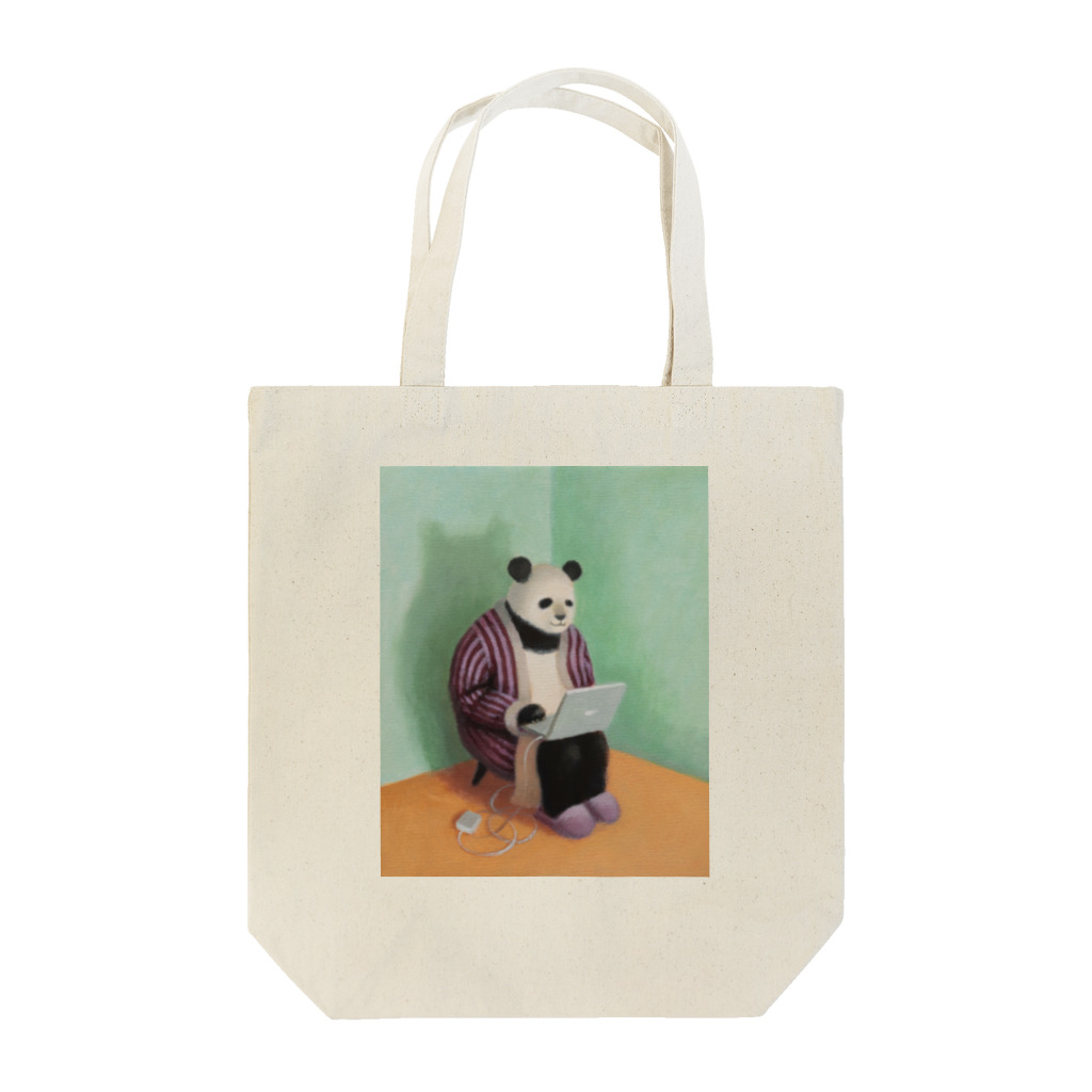 ももやまのパンダ氏（Monsieur. Smith） Tote Bag