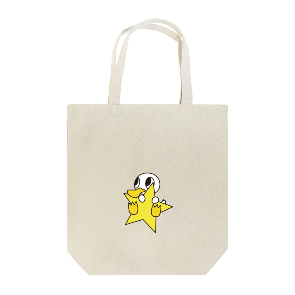 Spoonのあひる部長 星で遊ぶ Tote Bag