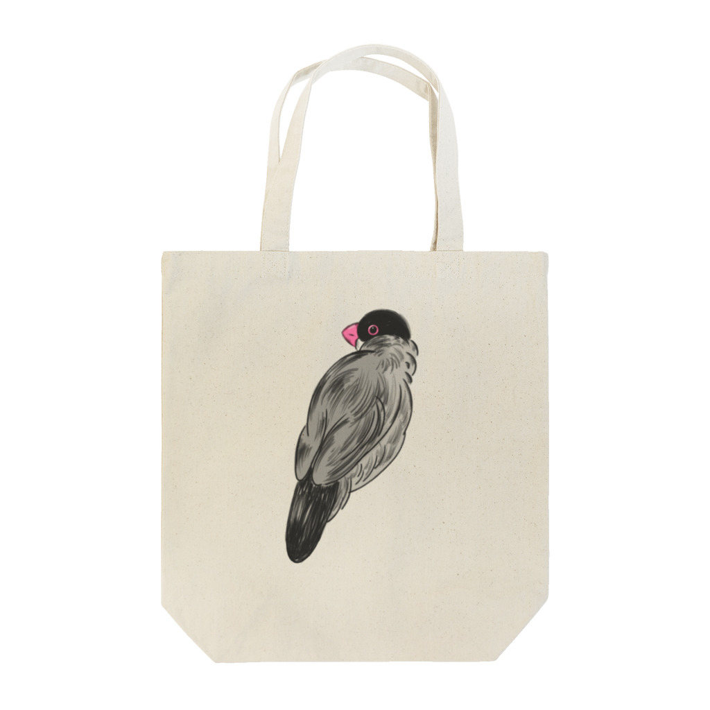 suzuaoのふさふさ文鳥くん Tote Bag