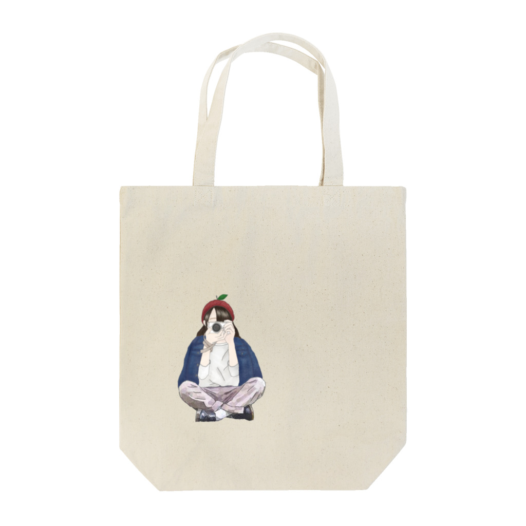 りんごのしぃさんのカメラ女子📸 Tote Bag