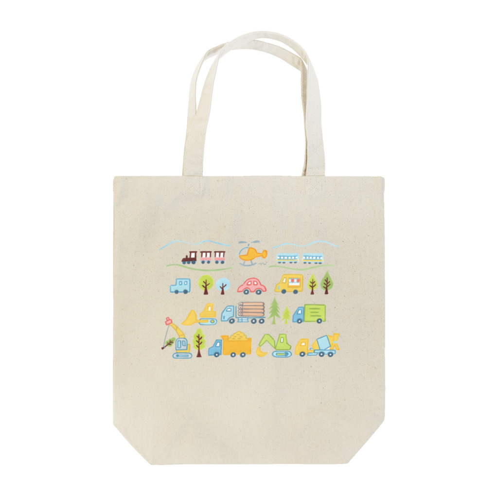 Norinののりものたちと森 Tote Bag