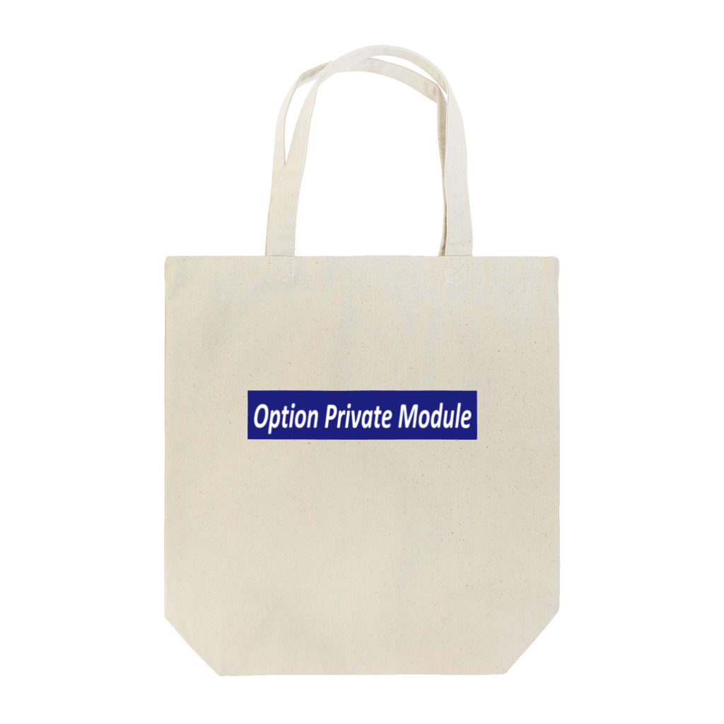 yuemaruのOption Private Module（サムライブルー） Tote Bag