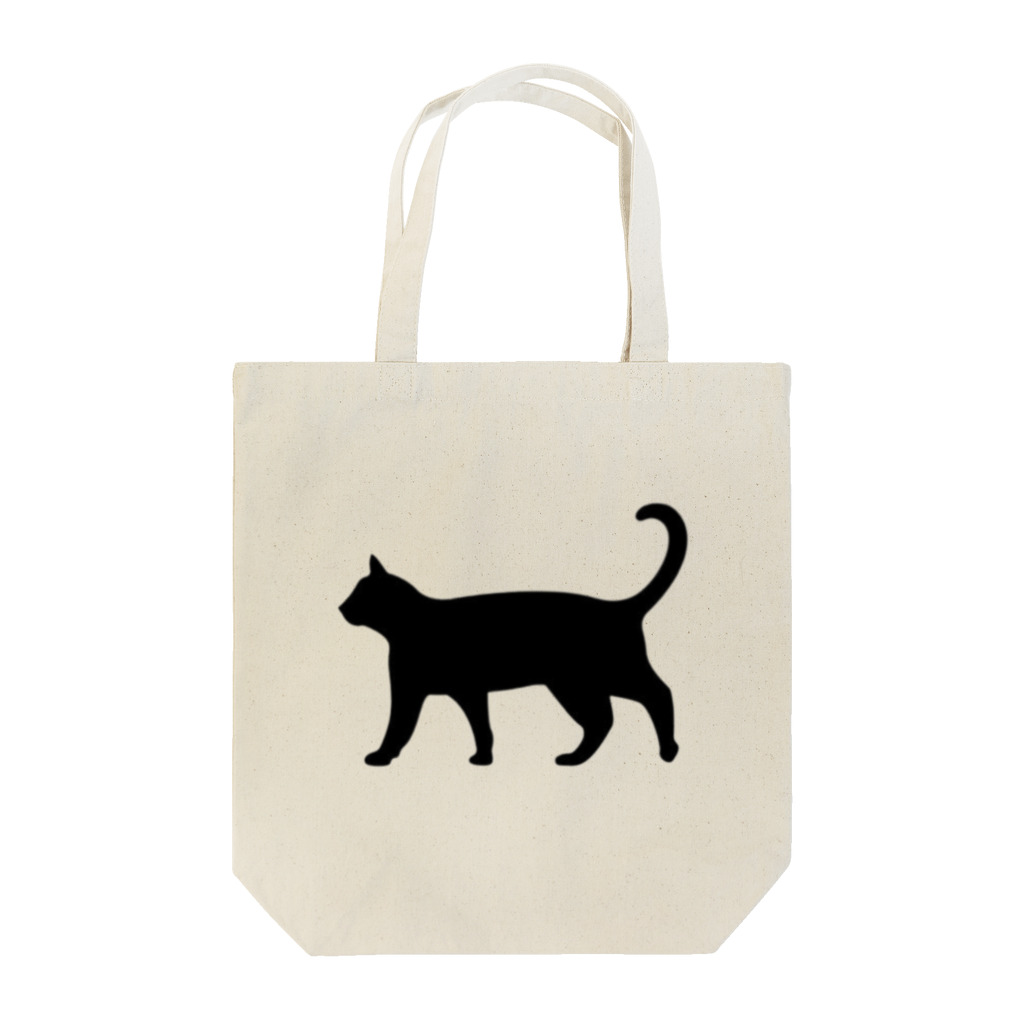 Teatime ティータイムの黒猫は見ていた　ねこ Tote Bag