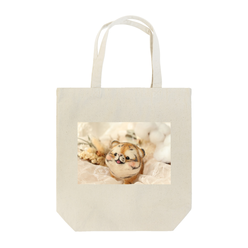 ふんわりマシュマロマンのまるまるしたとらちゃん Tote Bag