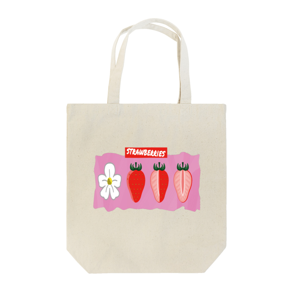 kantarou.shopのイチゴグッズ Tote Bag