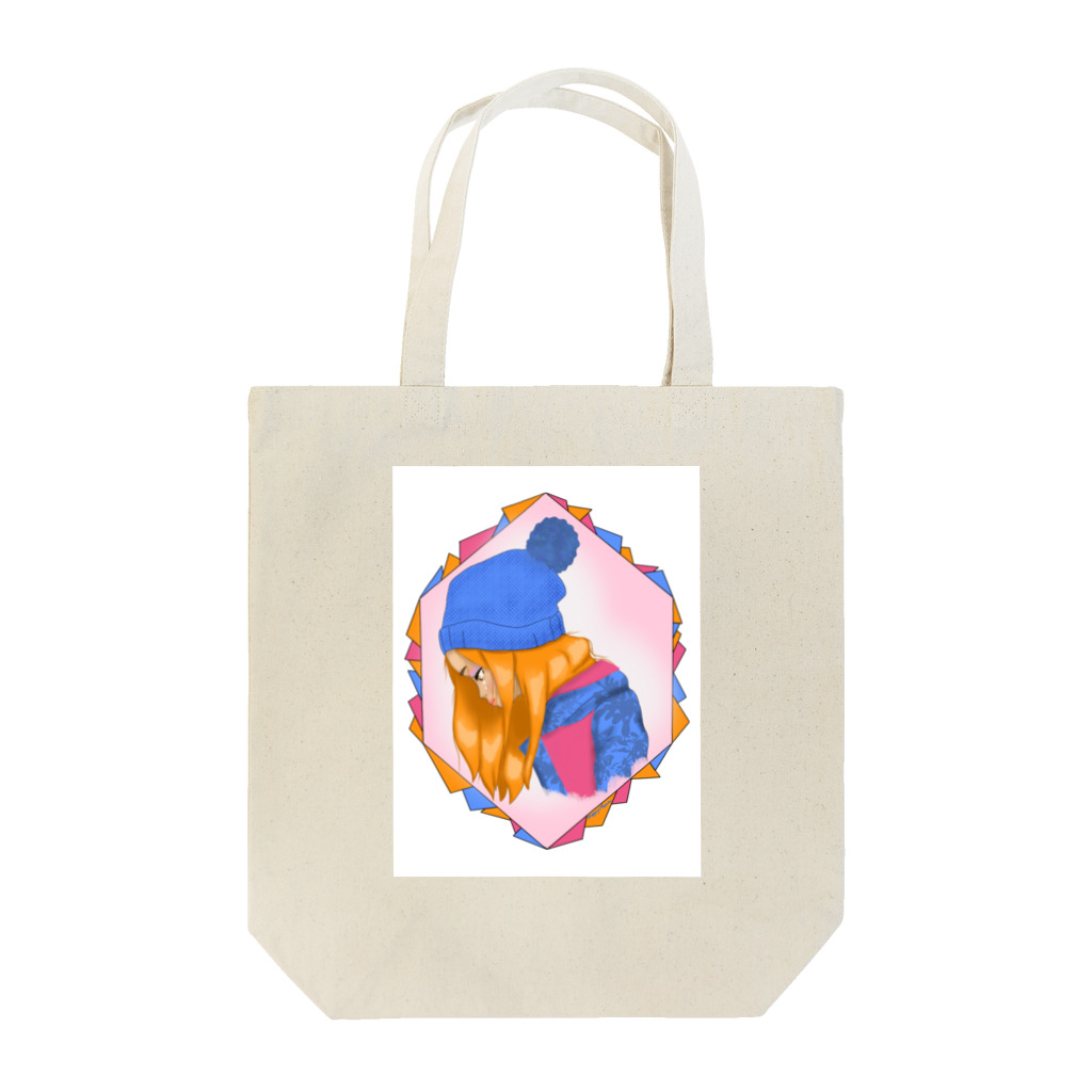 Happy Moon ArtのBeautiful crying  Tote Bag