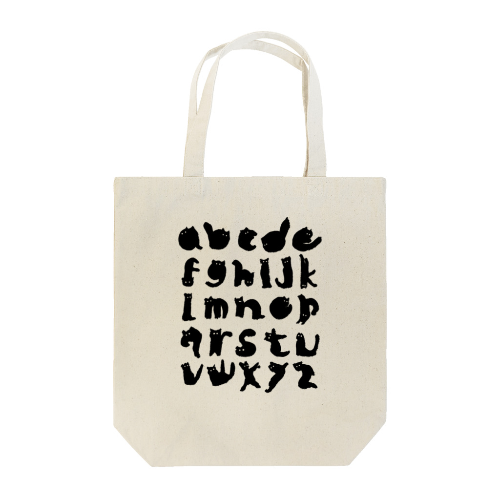 りんとくろのねこのようないきものフォント Tote Bag