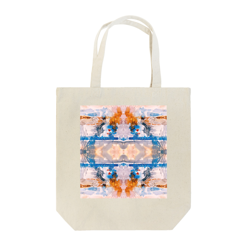 霧色の虹🌈white_rainbowのorange Tote Bag