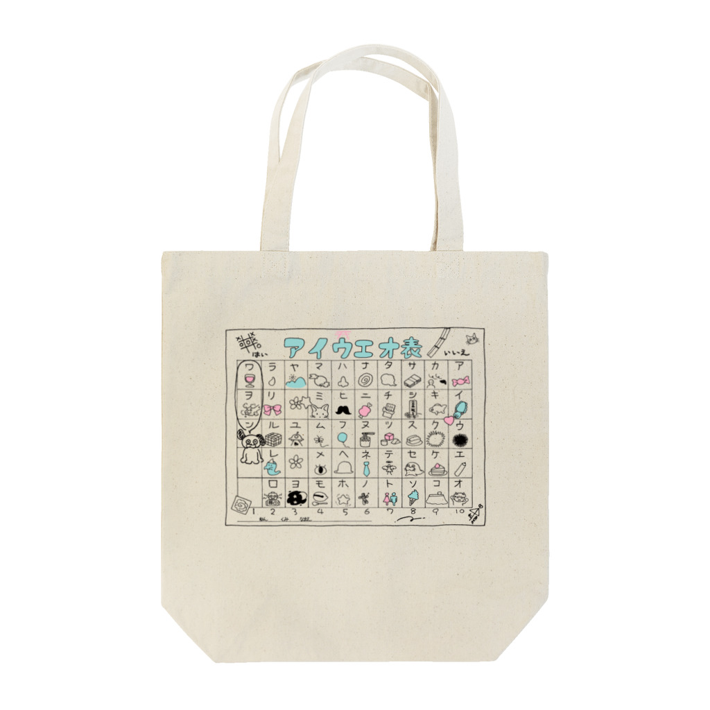 いぬ屋いぬみせのあいうえお Tote Bag