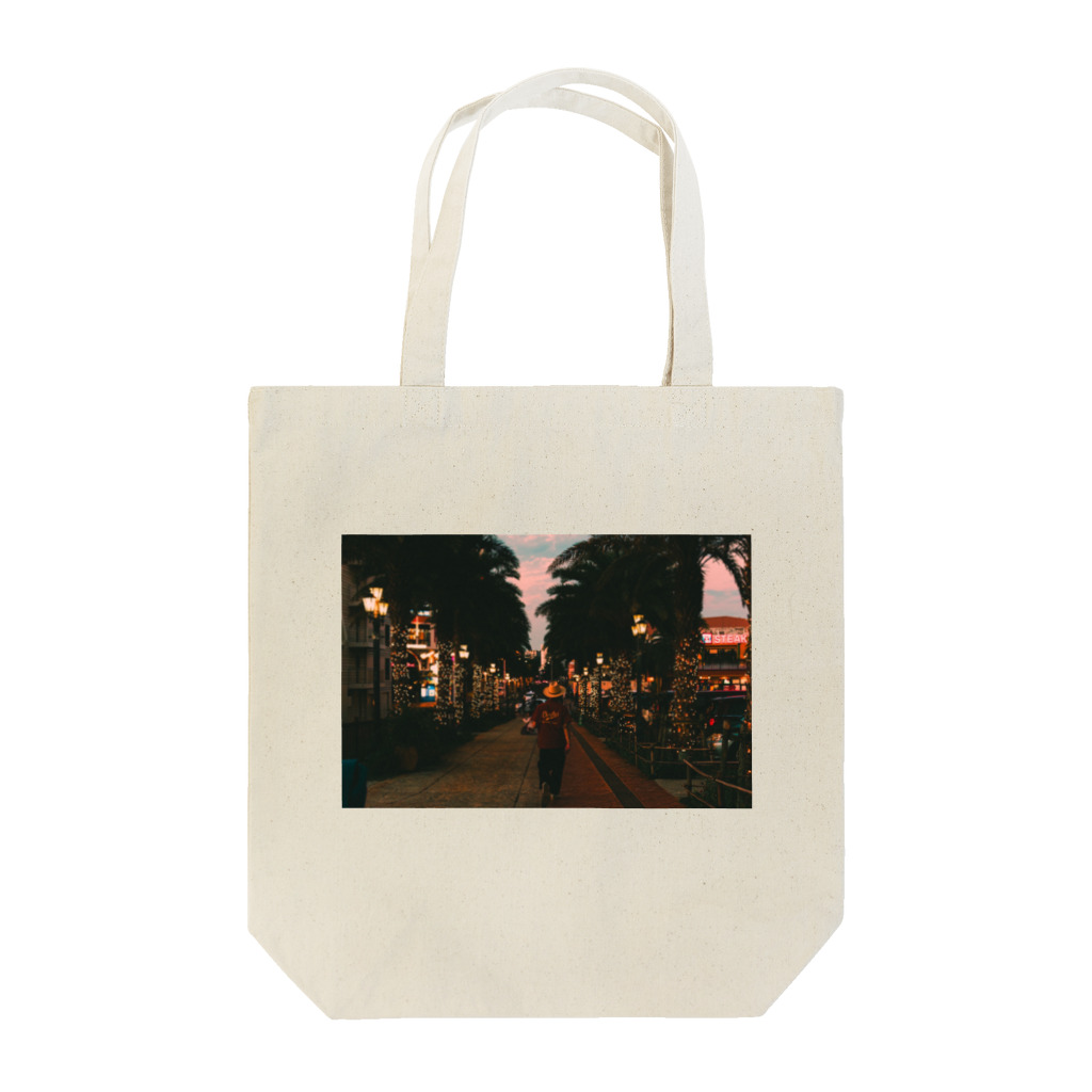 僕の日常の夜の街並み🌃 Tote Bag