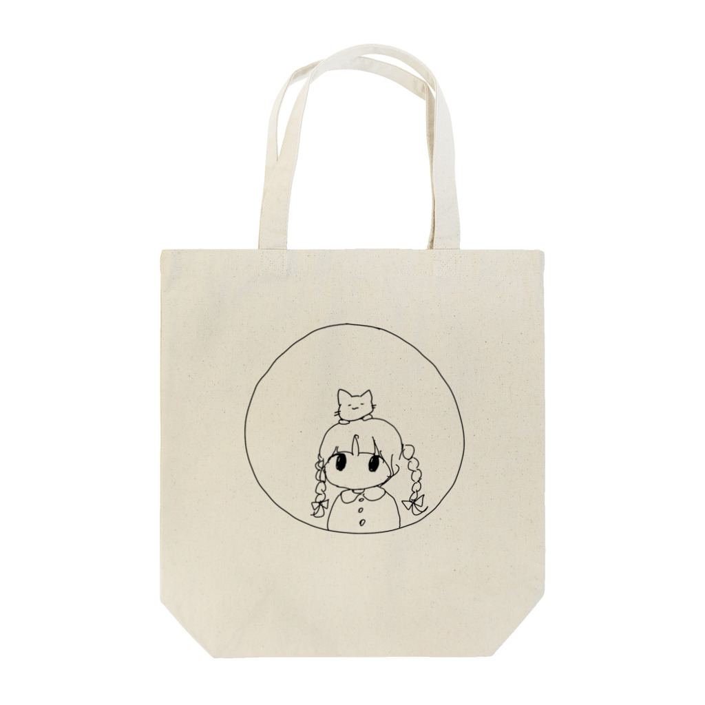 すやすや倶楽部のねこチ乗せバランスゲーム Tote Bag