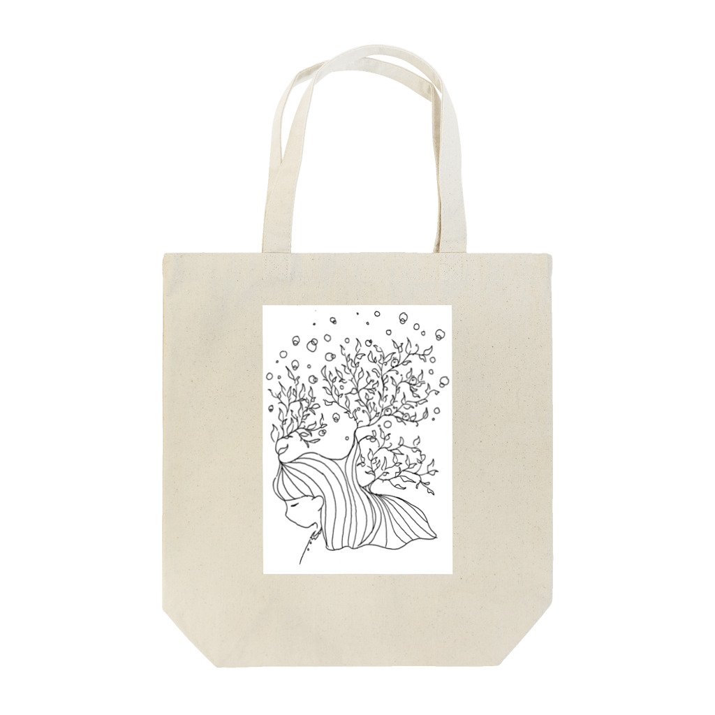 きのこぽんの森もりさん Tote Bag