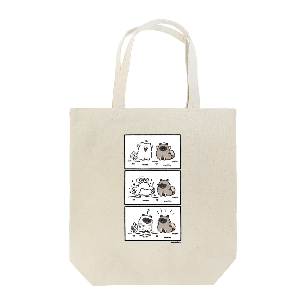 mmhnのどろんこ遊び コマ割り Tote Bag