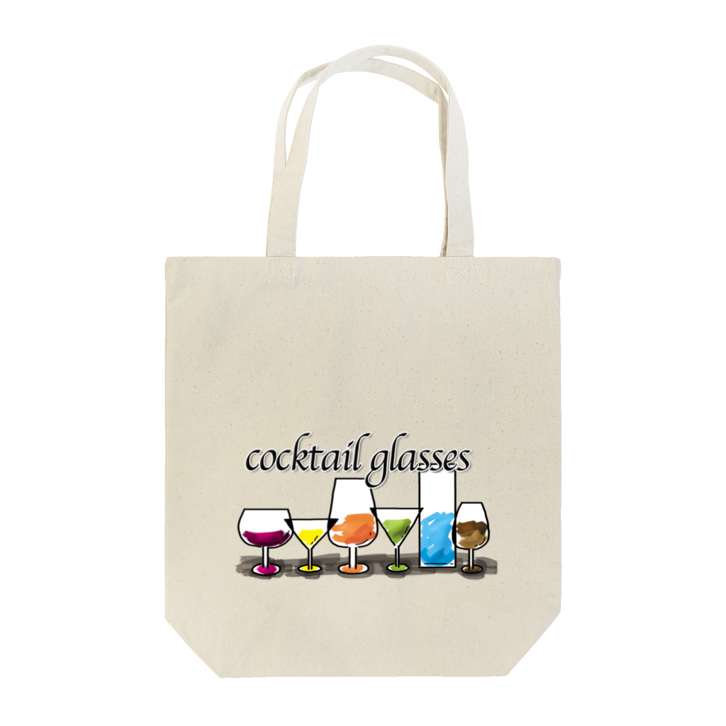 sari'sのカクテルグラス/Cocktail Glasses Tote Bag