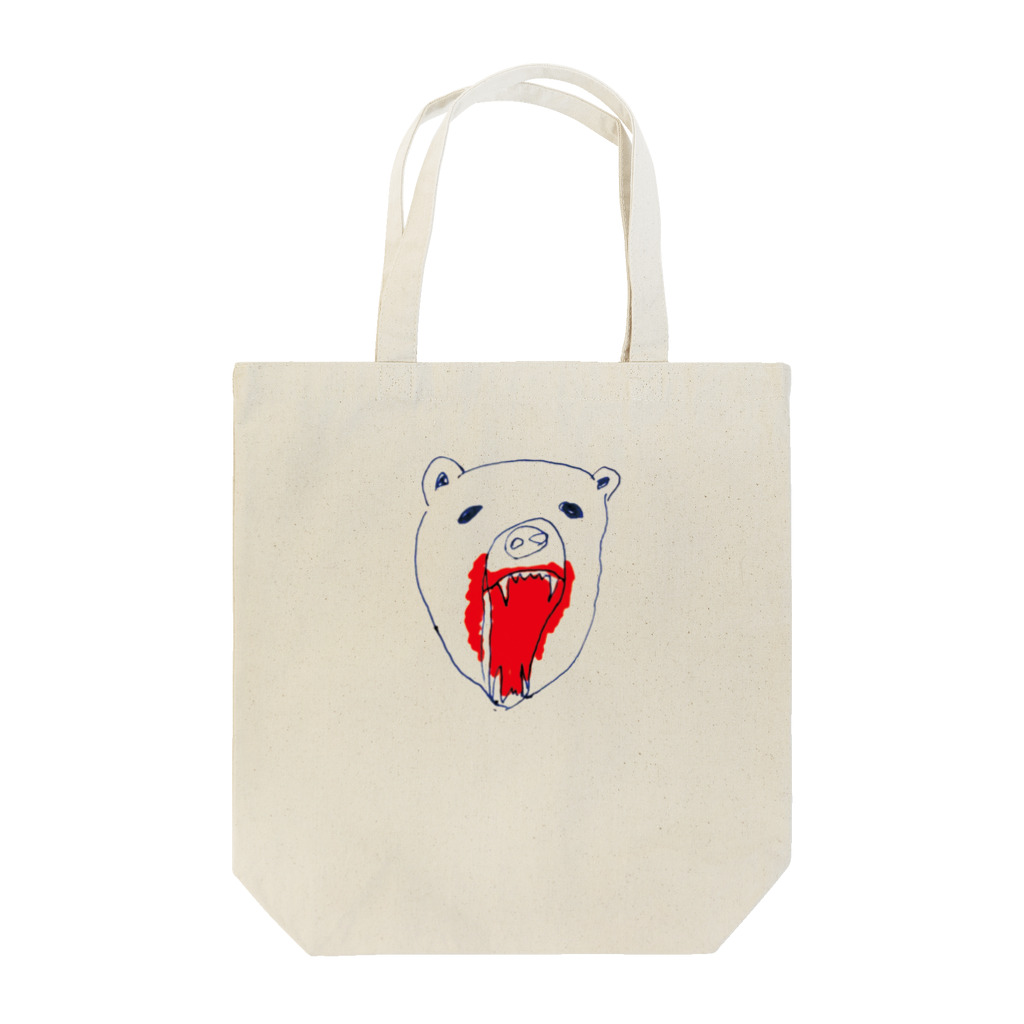 白熊商店のしろいくまー Tote Bag