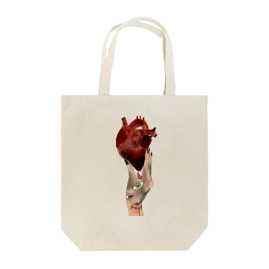 Qleepy2828のSqueeze your heart ♥️  Tote Bag