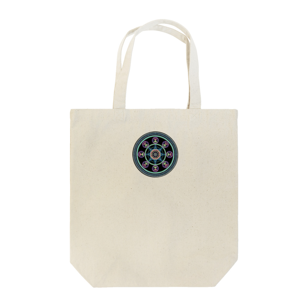 点描曼荼羅グッズのMandala#1(丸) Tote Bag