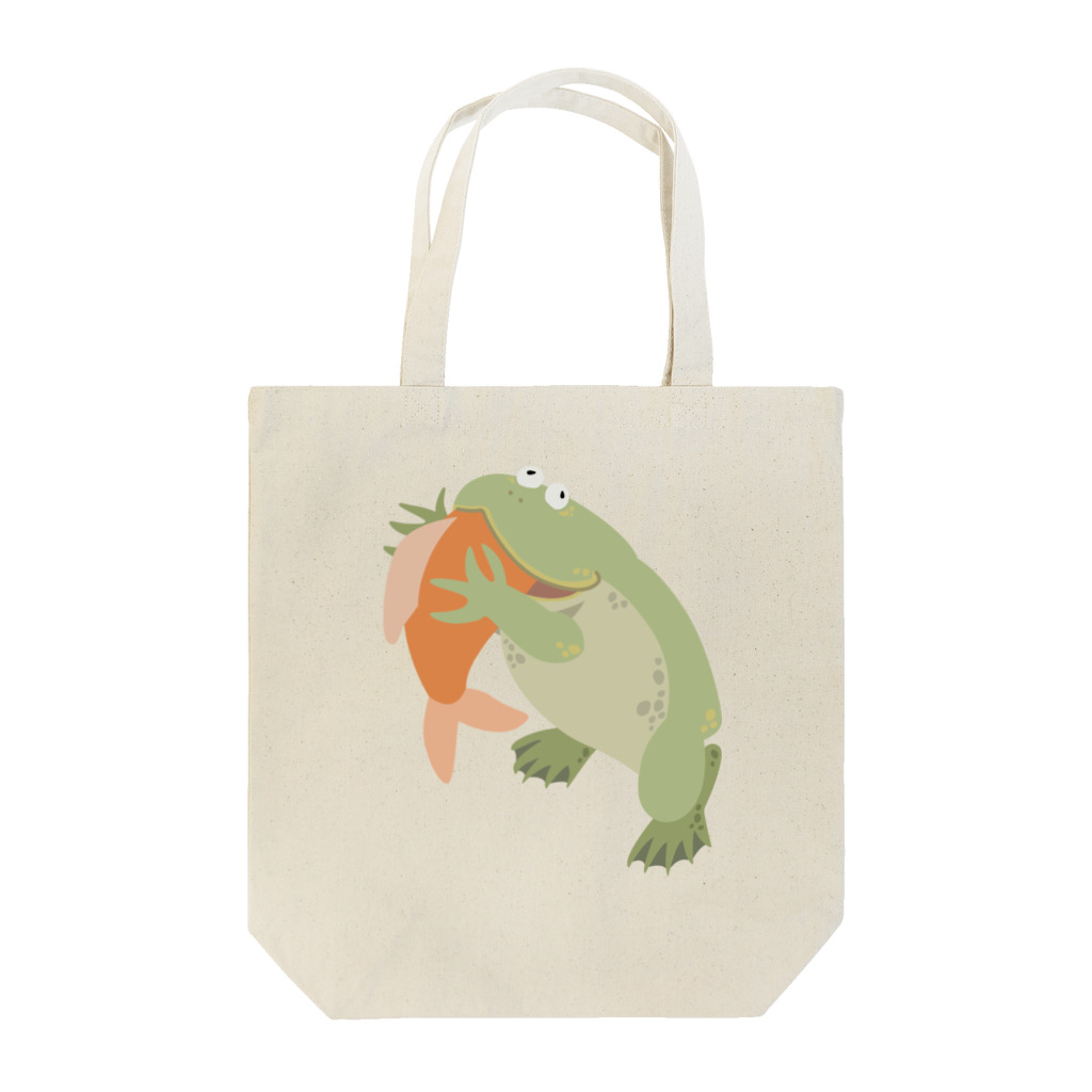 fulicaのもぐもぐバジェットガエル Tote Bag