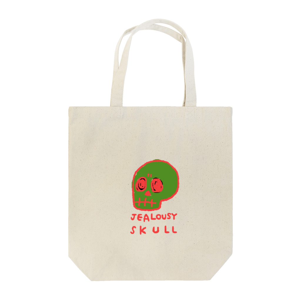 SKULL-2のJEALOUSY SKULL Tote Bag