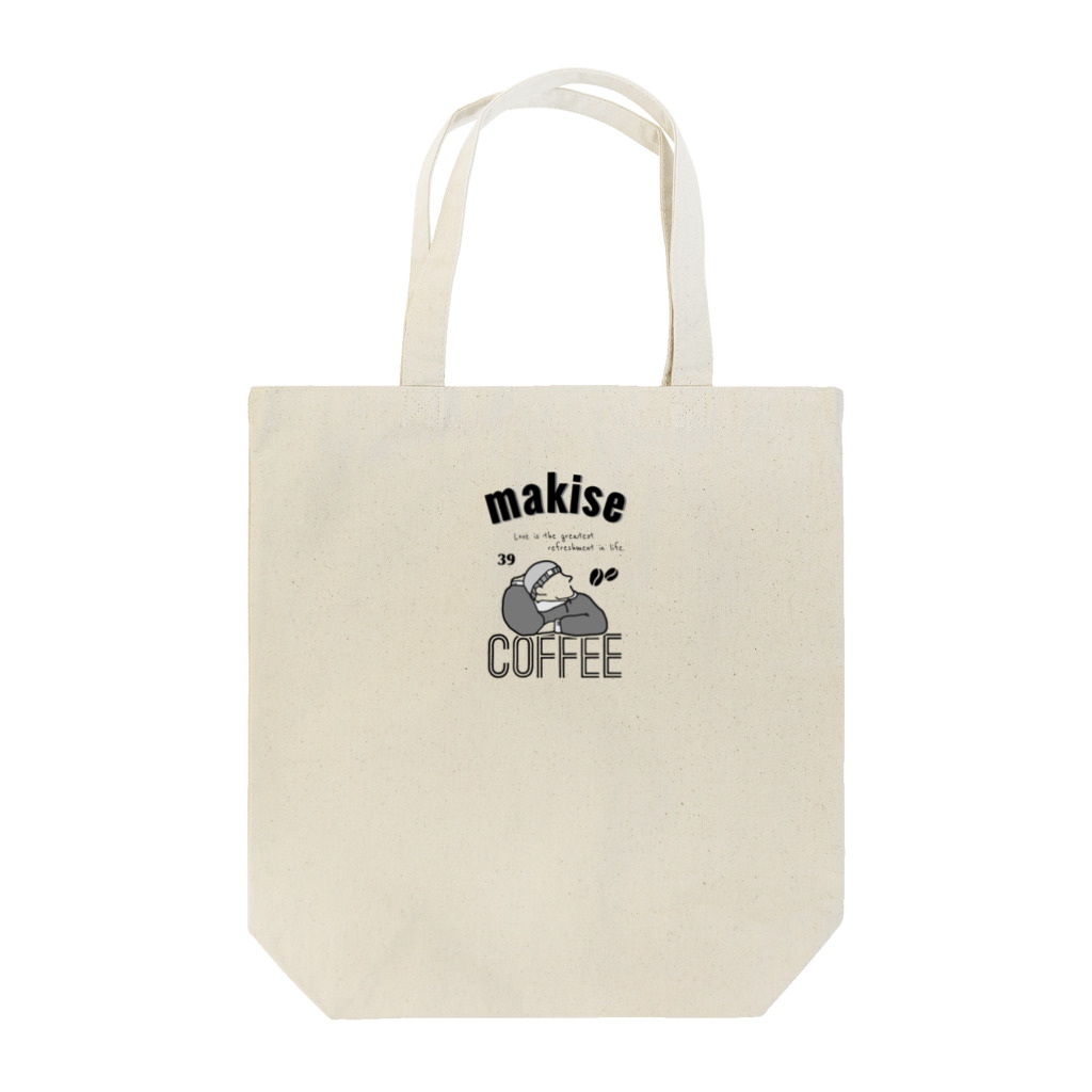 Makise COFFEE.のマキセコーヒー(エスプレッソくん) トートバッグ