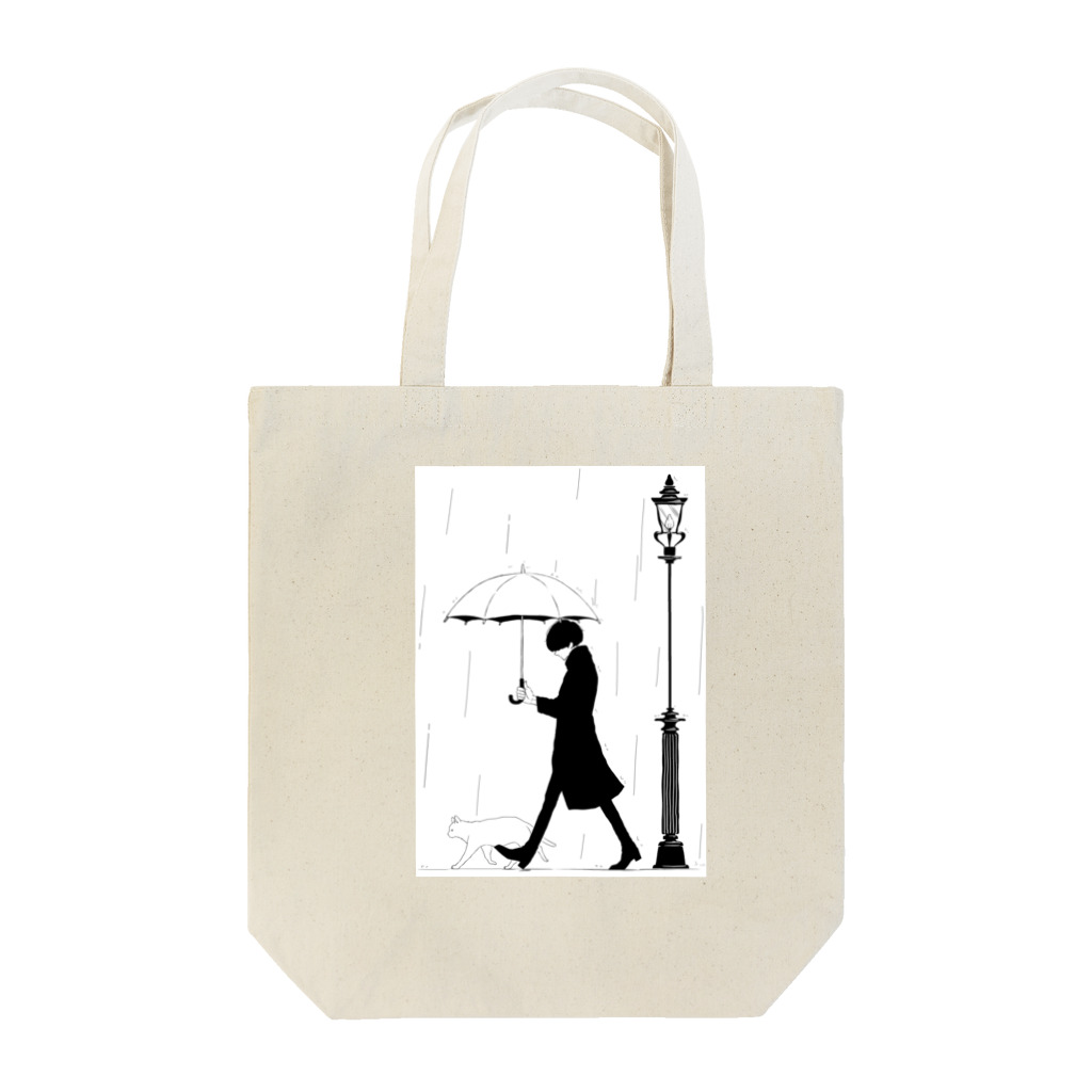 かなおか。の雨の日 Tote Bag