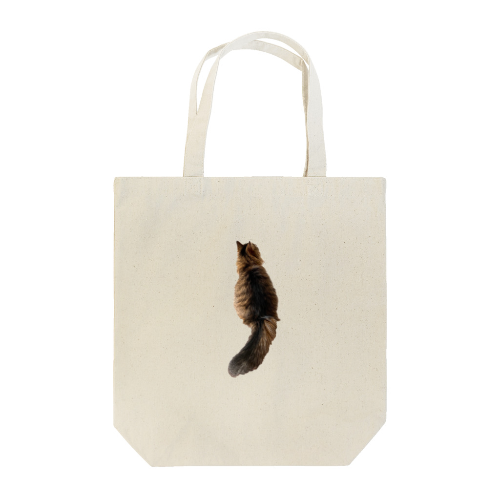 grayish black houseのlonely cat Tote Bag