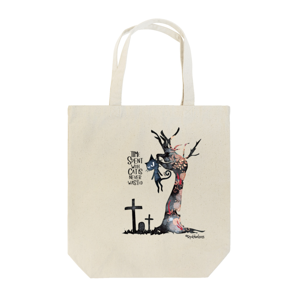 Ryuthirdの猫の木 Tote Bag