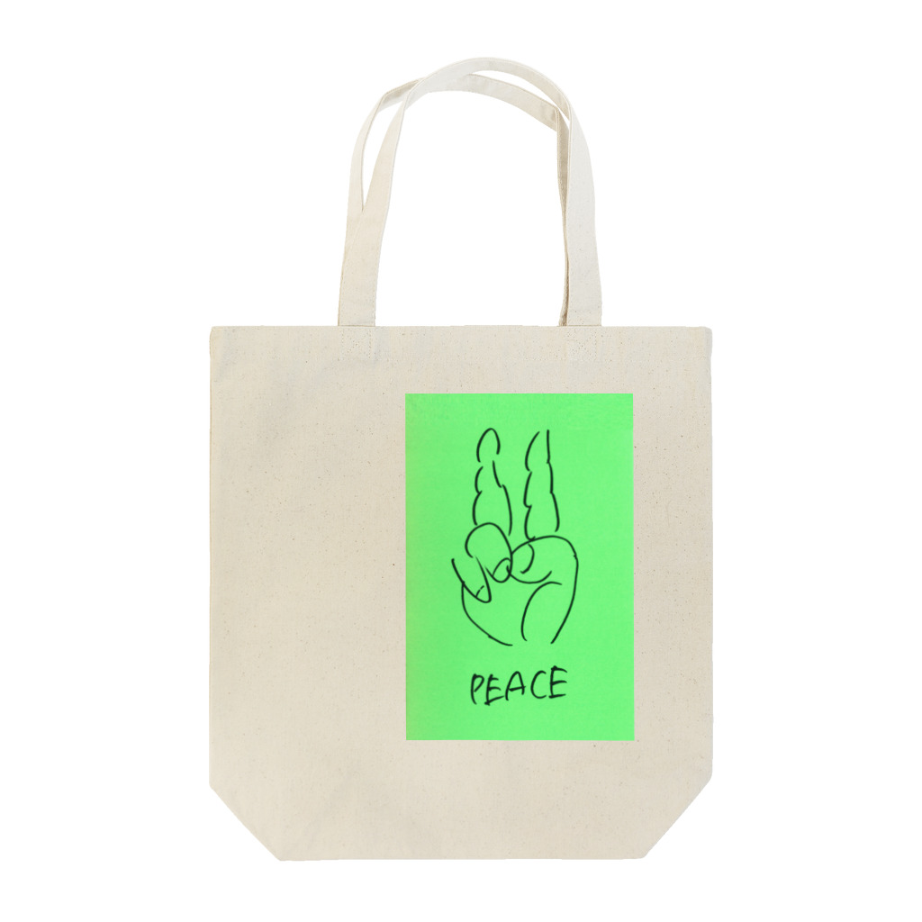 crabeのPEACE Tote Bag