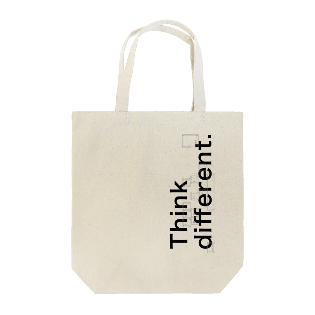 ShibuTのThink different.（発想の転換） Tote Bag