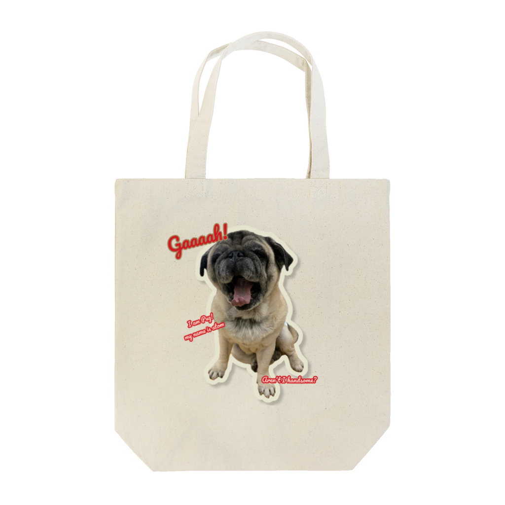 mimosaのI am Pug!　 Tote Bag