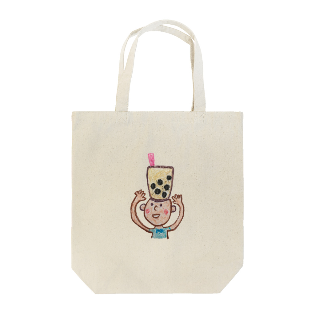 KAKINOTANEのタピオカboy Tote Bag