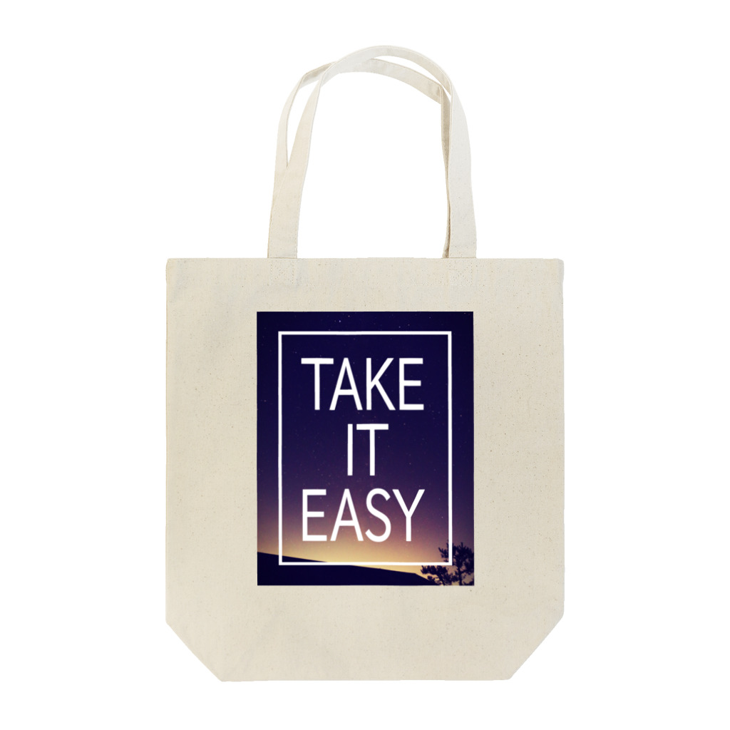 ポヘっクスのTAKE IT EASY トートバッグ