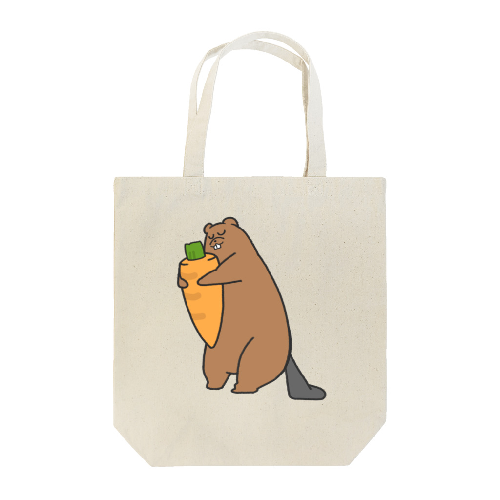 VIVA!VIVA! BEAVERのBIG LOVEニンジン Tote Bag