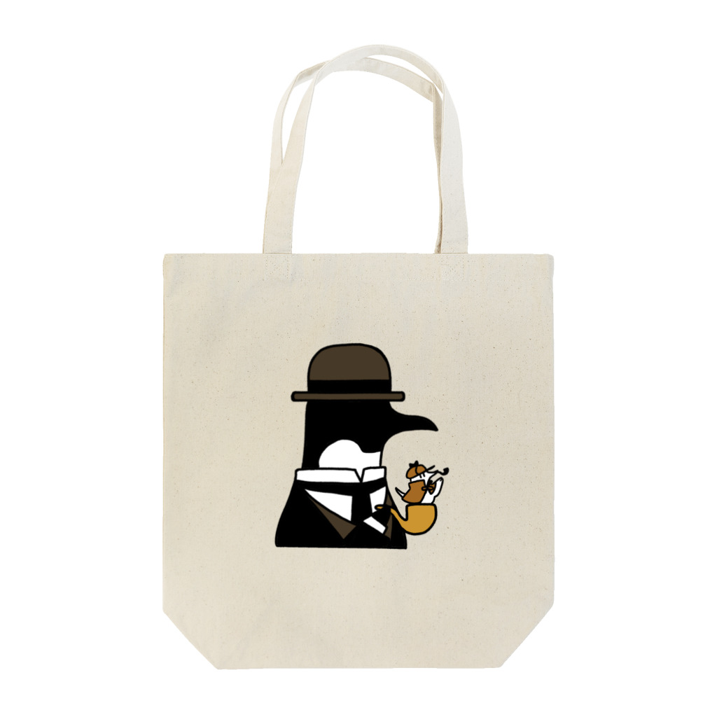 cosame's shopの探偵なペンギンとトリ Tote Bag