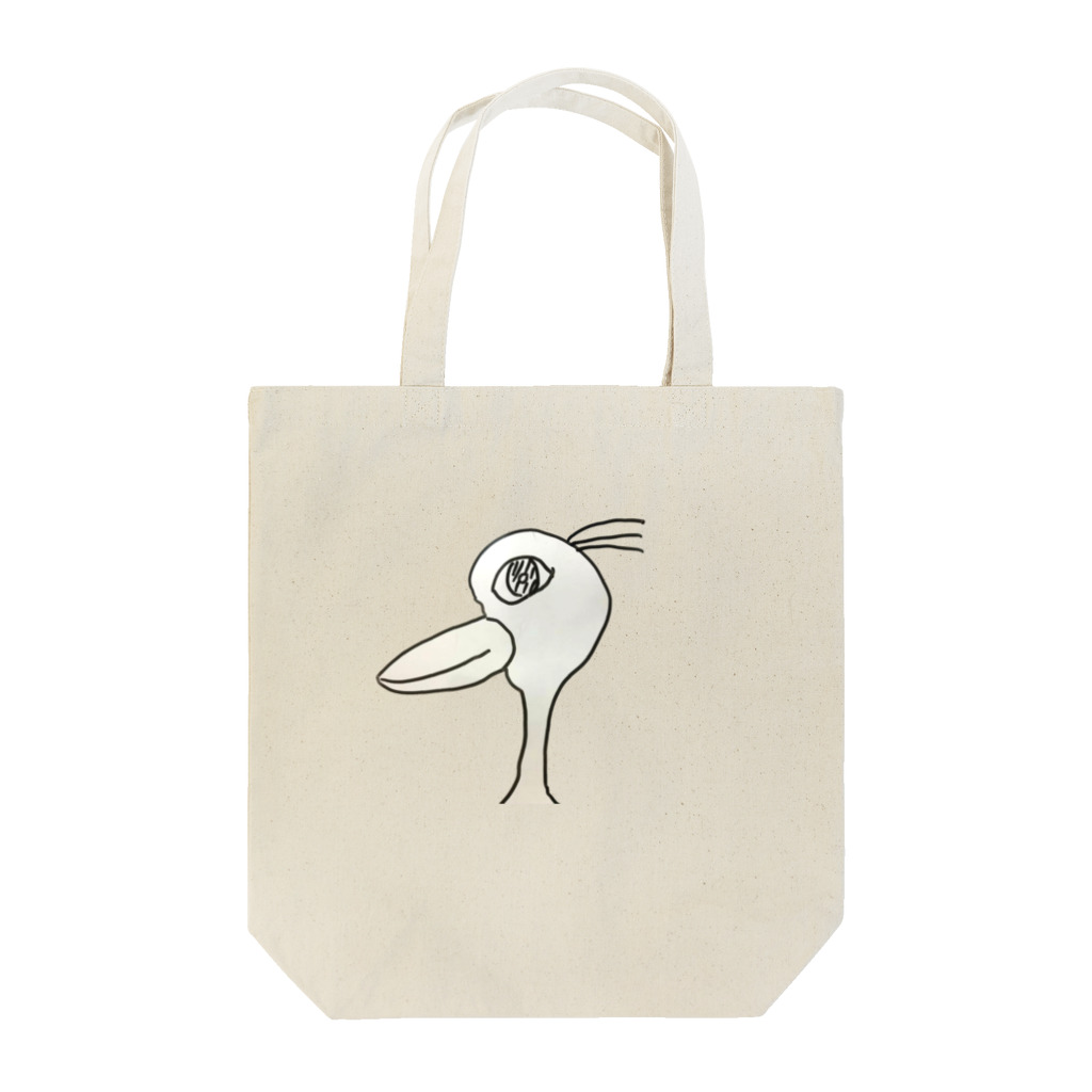 マイティガールの明日を見つめる鳥 Tote Bag