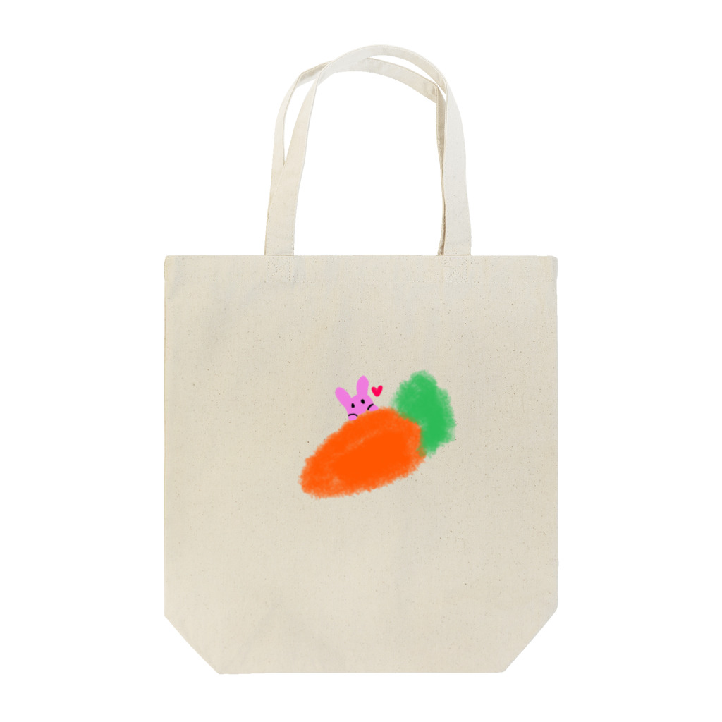 1080shopのうさぎさんとにんじん。 Tote Bag