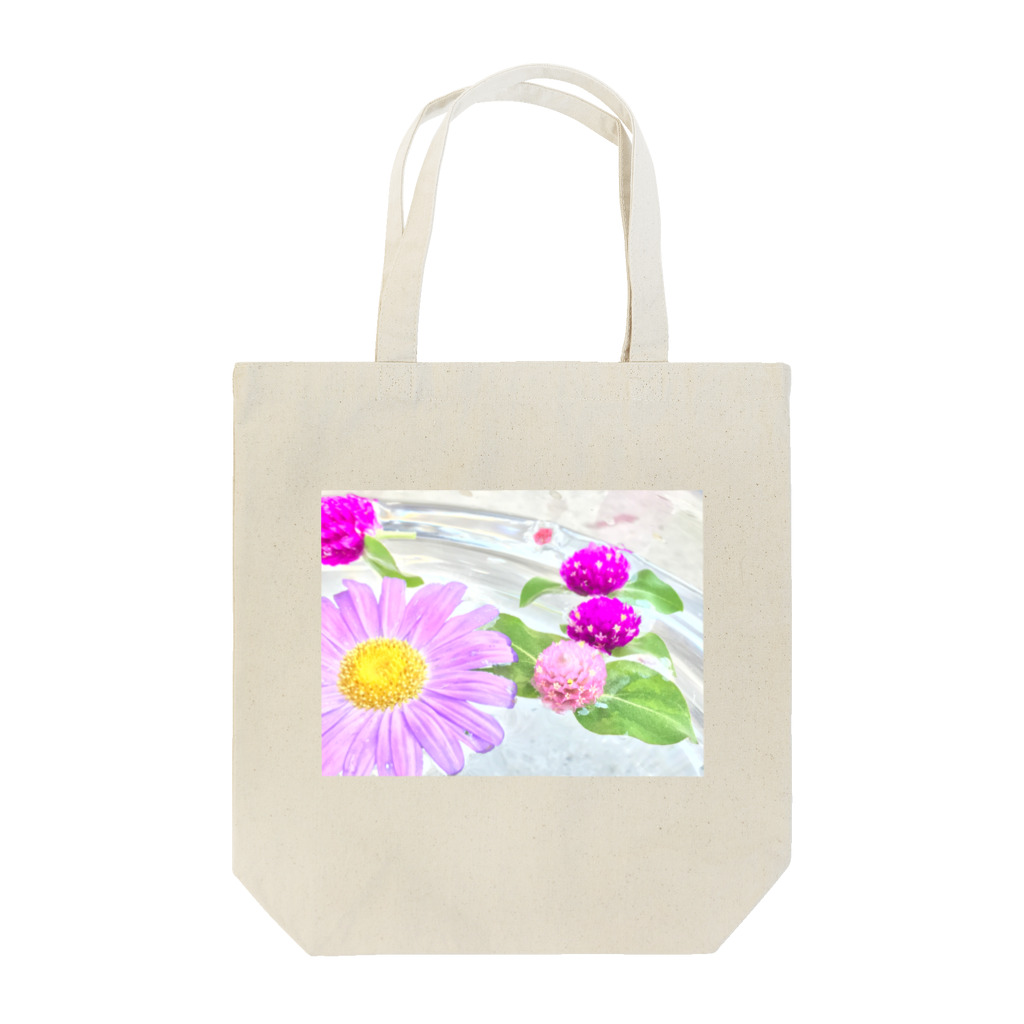 ゆず丸工房×yuzmaruのflower Tote Bag