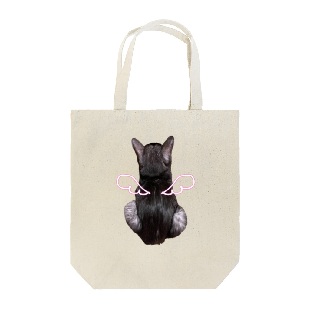 nya nya*の天使のバックショットねこ Tote Bag