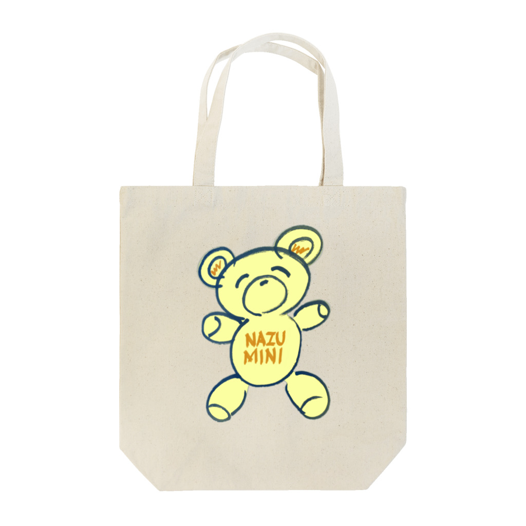 NAZU MINIのNAZU MINI bear （yellow）グッズ トートバッグ