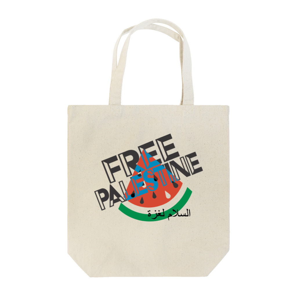 otemochanのFREE PALESTINE トートバッグ