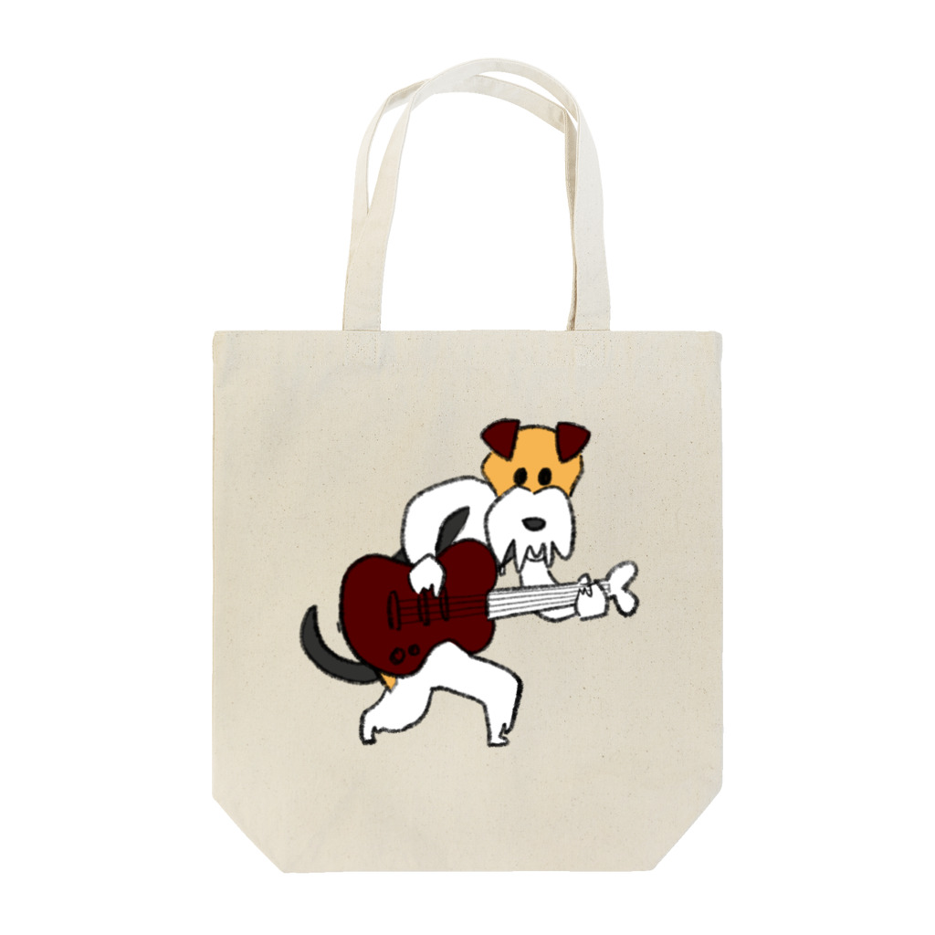 絵本作家・はまのゆかのワイアーフォックステリア Tote Bag