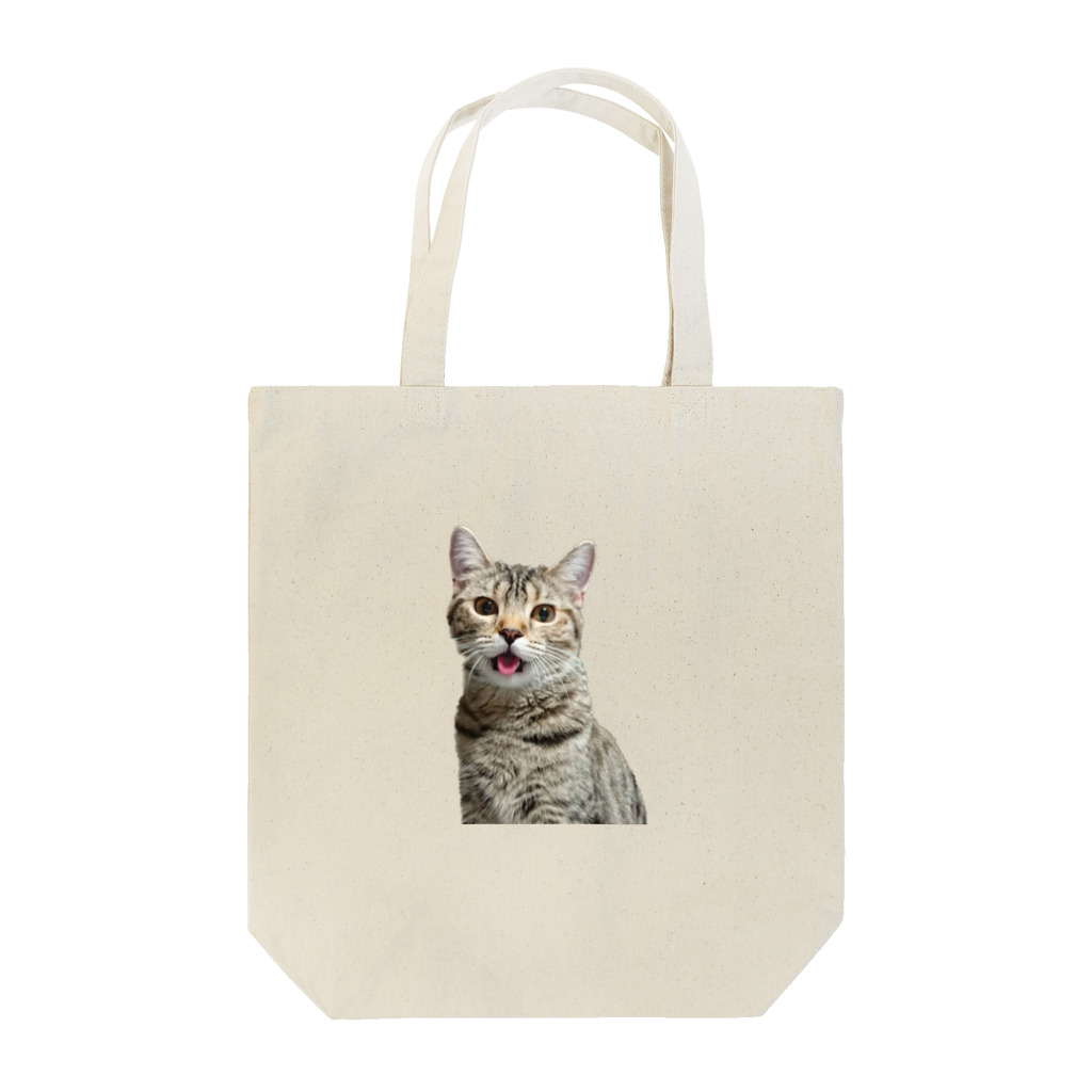 サーバルさんと仲良し家族😻のあっかんべーLunaちゃん Tote Bag