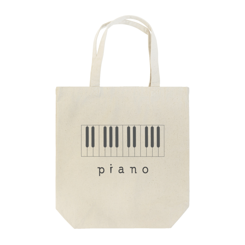 hitokoto-kotobaのhitokoto-kotoba_piano Tote Bag
