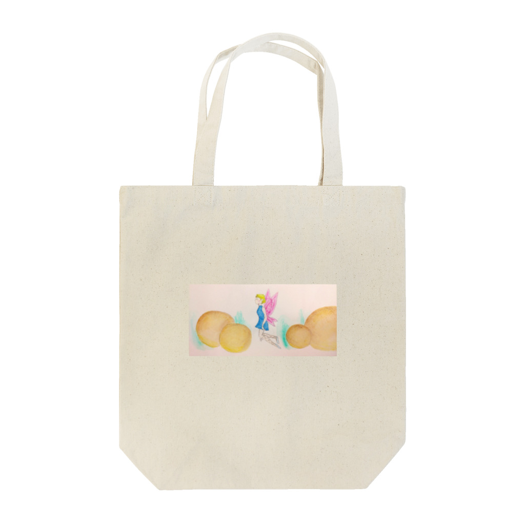 お白湯の脳内のキノコと妖精 Tote Bag