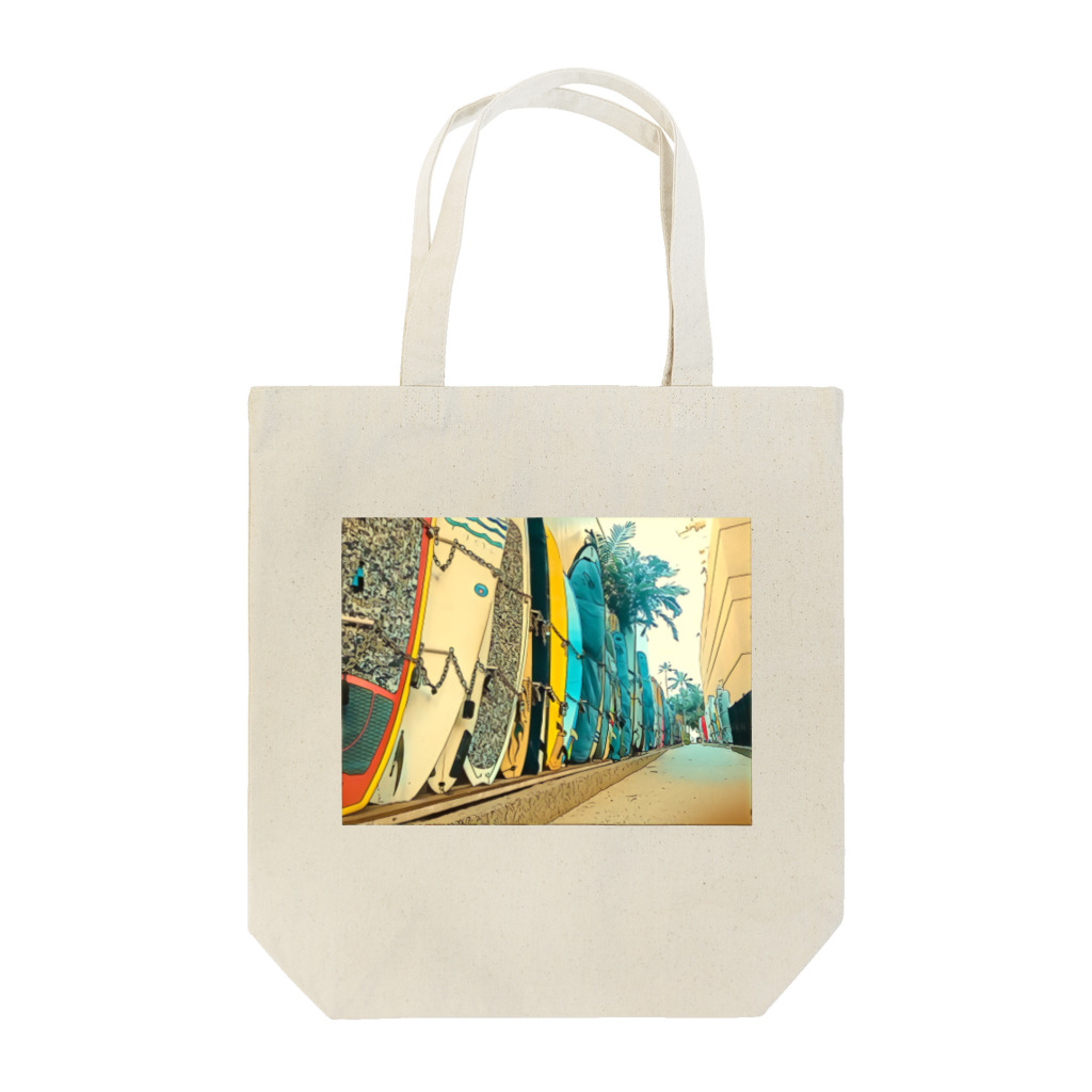 Tomomojiのハワイの裏通 Tote Bag