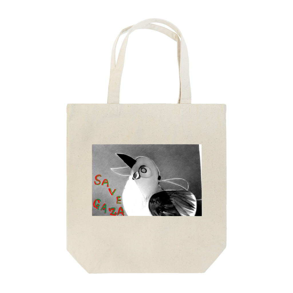 かもねぎショップのsavegaza 鳥 Tote Bag