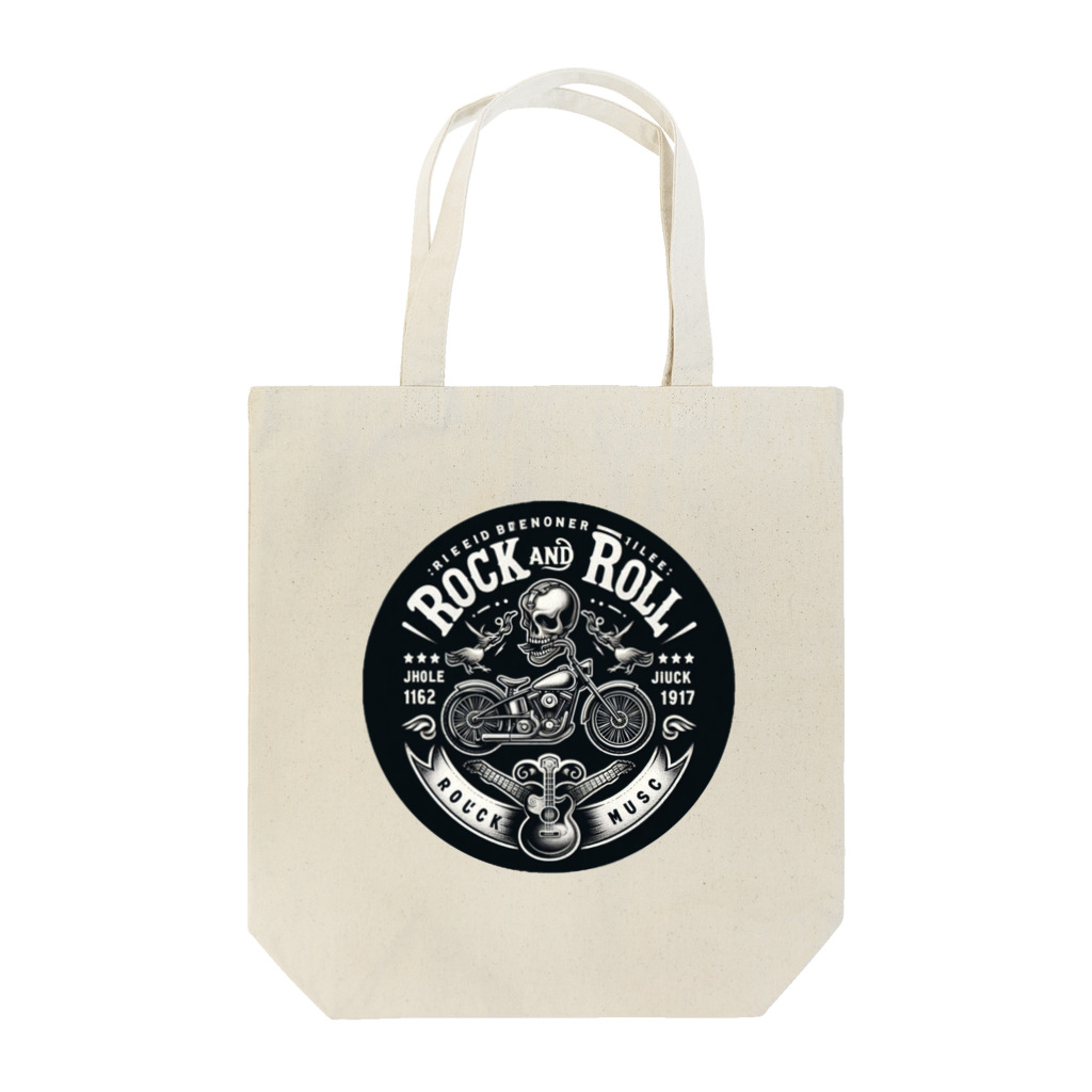 ロック堂のバイクアンドギター Tote Bag