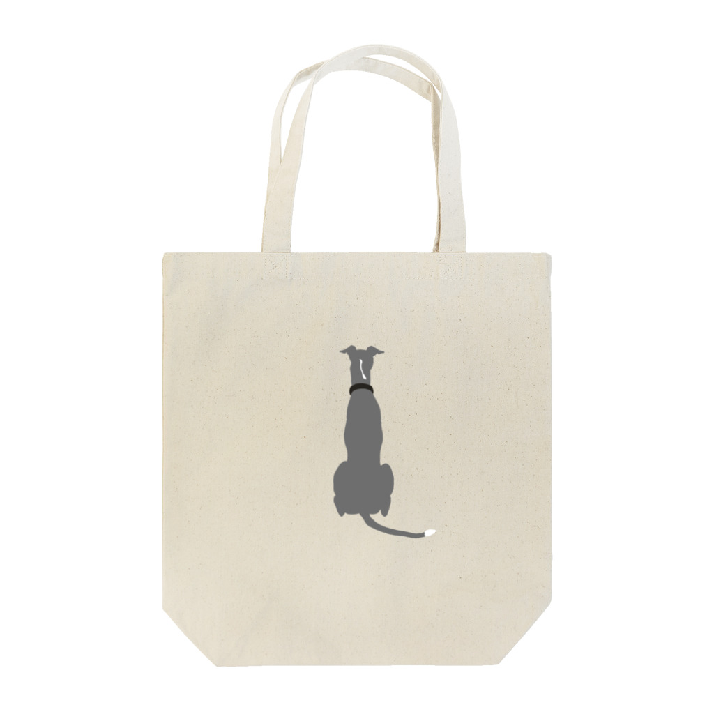 Ikukoのイタグレシルエット後向き Tote Bag